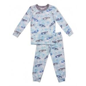 NEW ESME boy's transporter long sleeve pajama set in blue